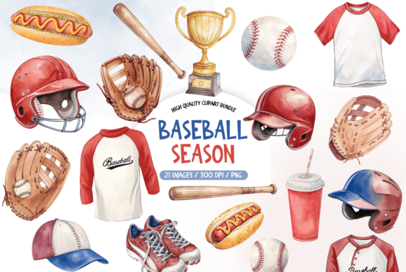 Download Sports Baseball Illustration Pack - Baseball illustration Collection