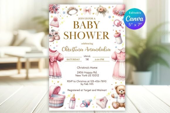 Download Teddy Bear Baby Shower Invitation - Premium Resources
