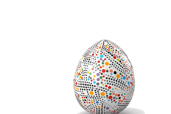 Download Colorful Dots Easter Egg - Easter egg Collection