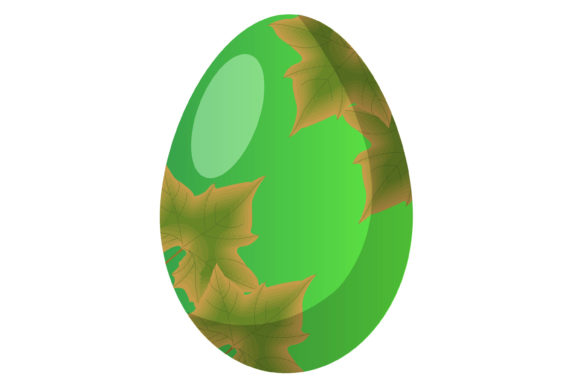 Download Green Leaf Easter Egg - Easter egg Collection