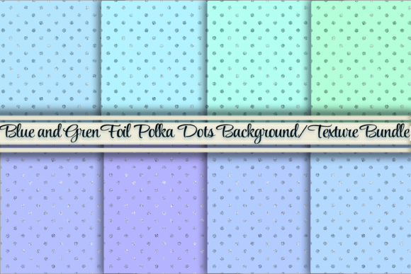 Download Green and Blue Glitter Polka Dot Texture - Polka dot Collection