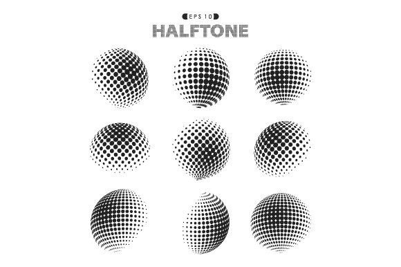 Download Abstract Modern Halftone Dots Pattern - Modern Collection