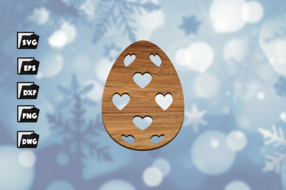 Download Love Heart Easter Egg Laser Cut - Easter egg Collection