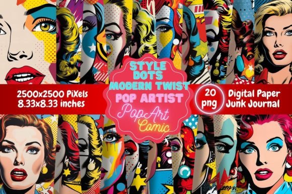 Download Comic Book-Style Dots Modern Twist - Modern Collection