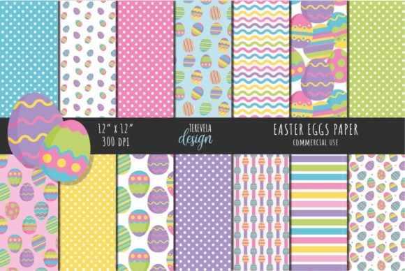 Download EASTER EGGS PAPER, EASTER PATTERN, SPRIN - Easter egg Collection