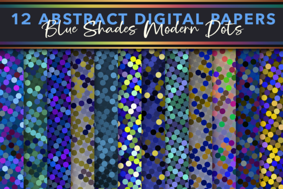 Download Blue Wallpaper Modern Polka Dots Papers - Modern Collection
