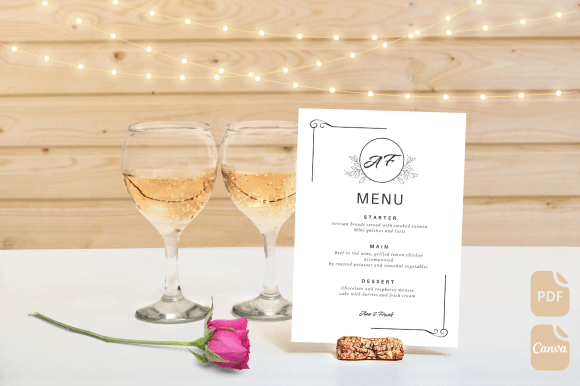 Download Custom Wedding Menu - Menu Collection